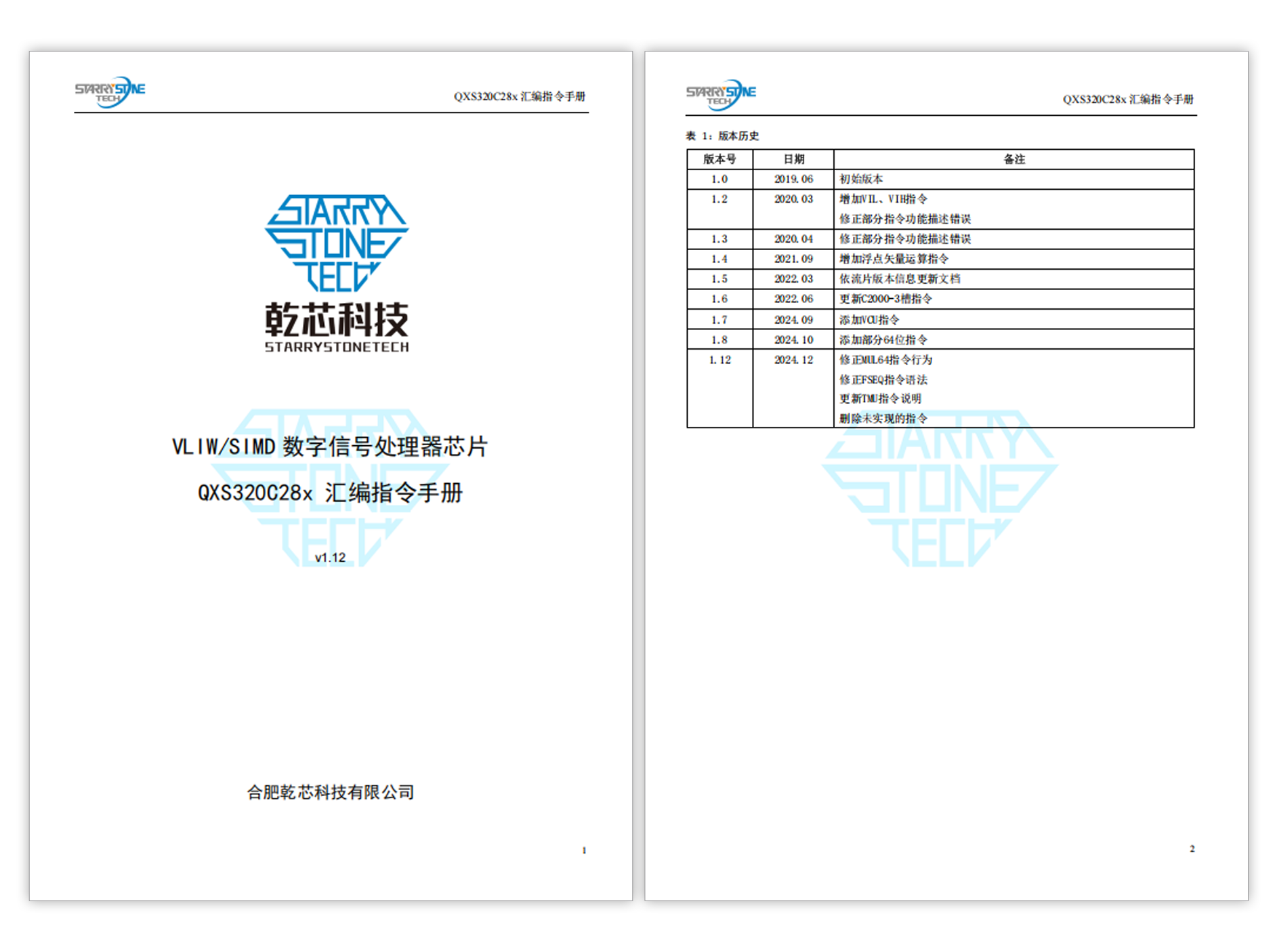 QXS320C28x Assembly Instruction Manual